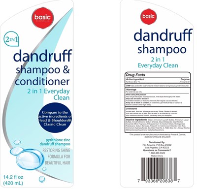 Image Of Label (Dandruff Shampoo 2 In 1 420 mL)